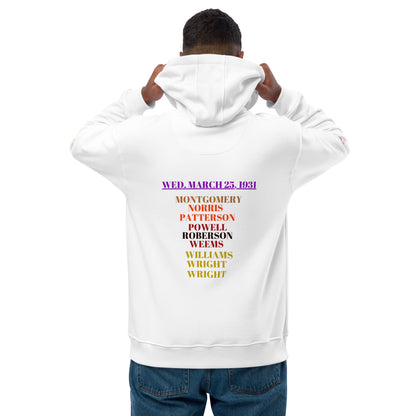 WED. MARCH 25, 1931, UNISEX Premium Eco Hoodie by SoG Designs