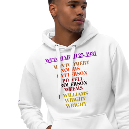 WED. MARCH 25, 1931, UNISEX Premium Eco Hoodie by SoG Designs
