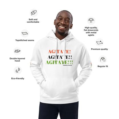 AGITATE! AGITATE! AGITATE!  Premium Eco Hoodie by SobG Designs