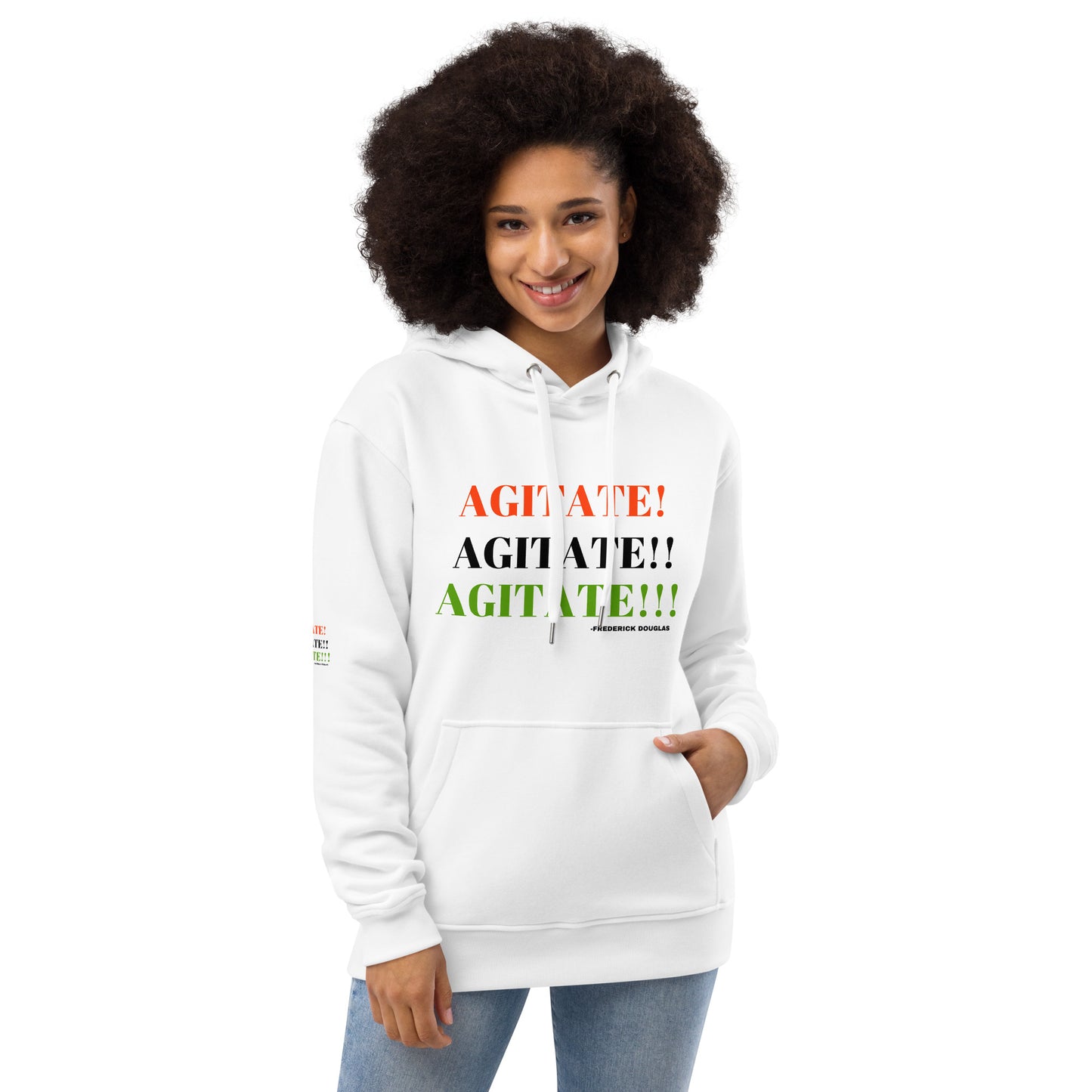 AGITATE! AGITATE! AGITATE!  Premium Eco Hoodie by SobG Designs