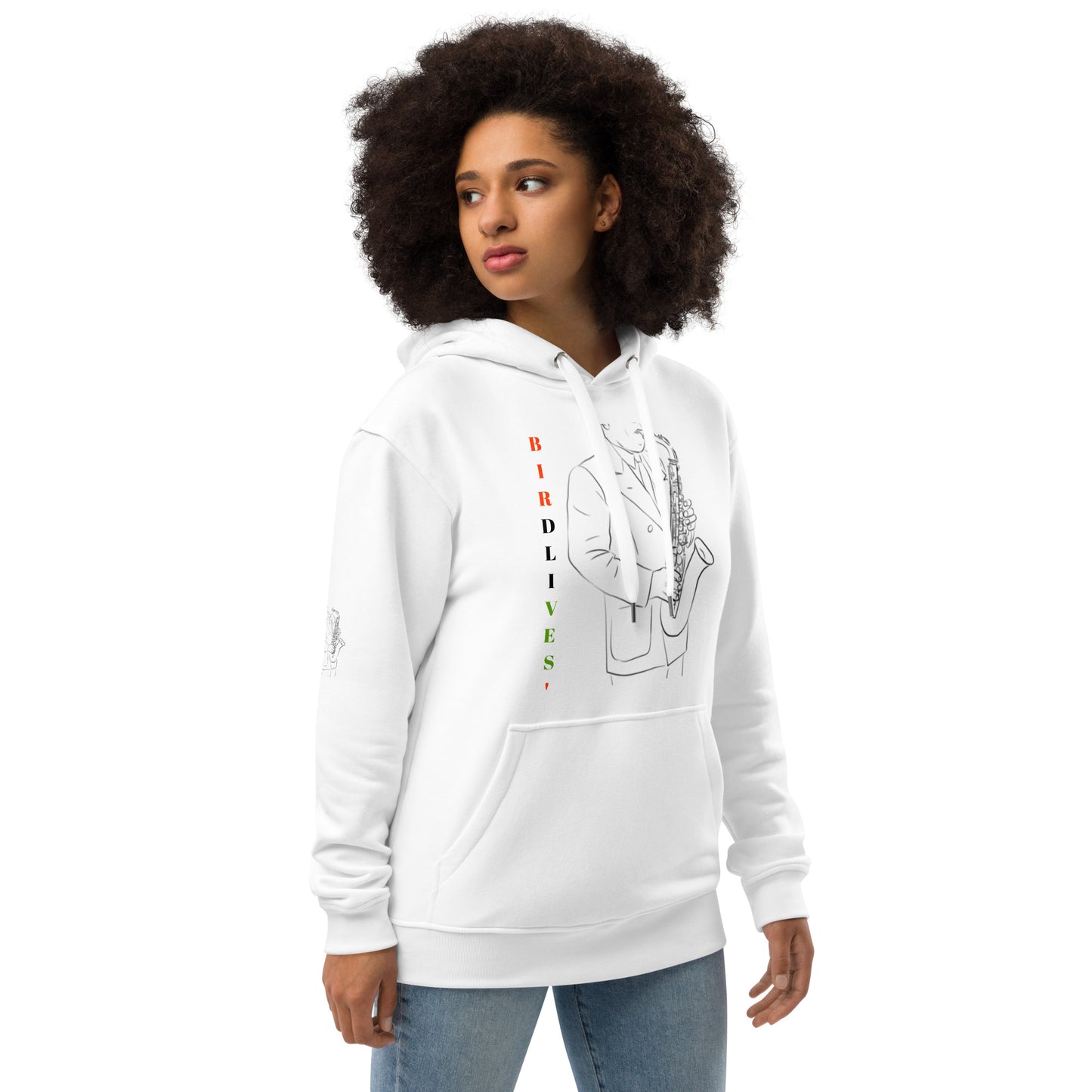 BIRD LIVES! Premium Eco Hoodie by SobG Designs
