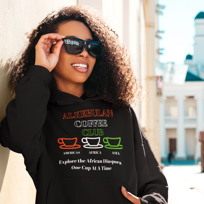 ALKEBULAN COFFEE CLUB Unisex Premium Eco Hoodie by SobG Designs