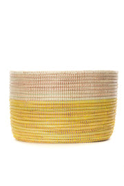 Lemon Dipped Knitting Basket Set of (3)