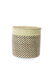 Iringa Baskets with Diagonal Black Stripes Set of (3)