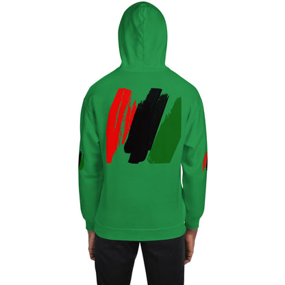 The Red, Black, & Green Unisex Hoodie by SobG Designs