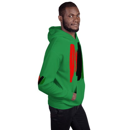 The Red, Black, & Green Unisex Hoodie by SobG Designs