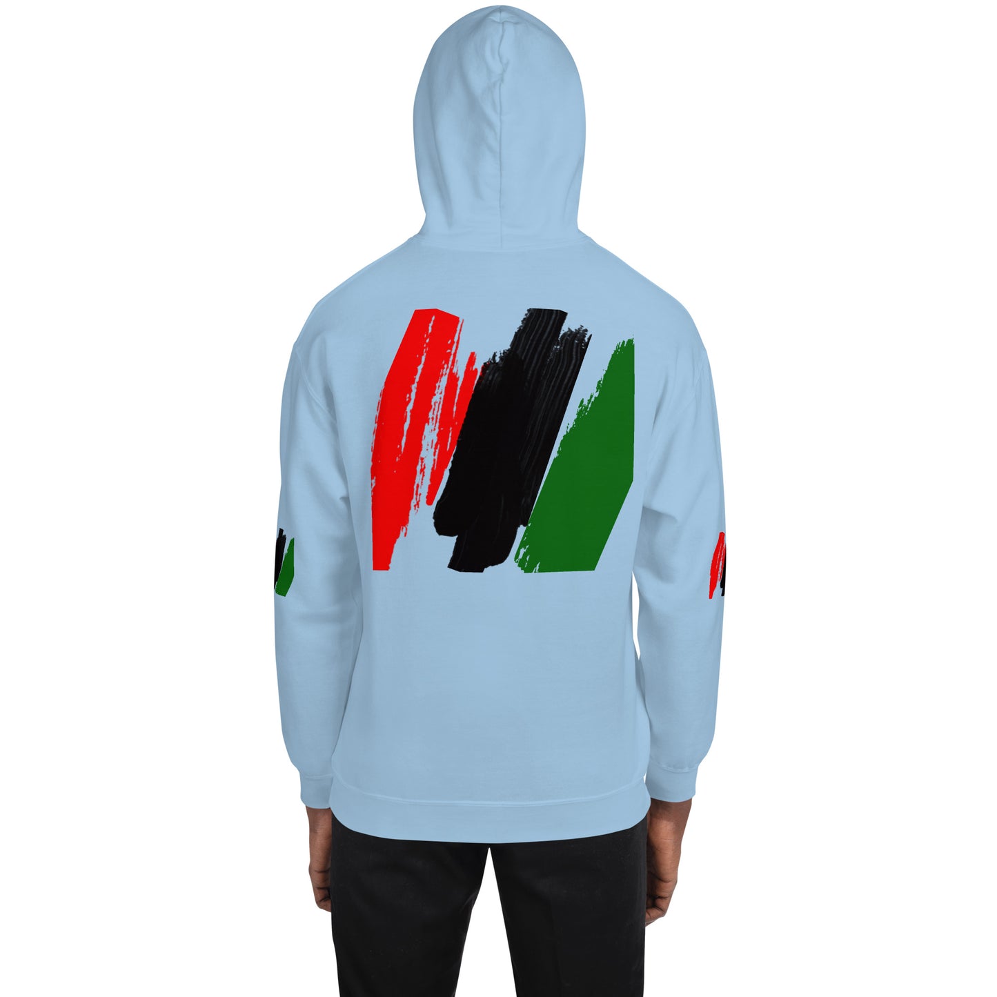 The Red, Black, & Green Unisex Hoodie by SobG Designs