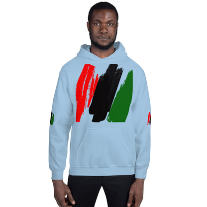 The Red, Black, & Green Unisex Hoodie by SobG Designs