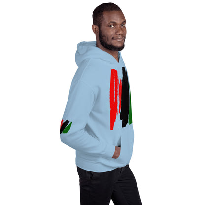 The Red, Black, & Green Unisex Hoodie by SobG Designs