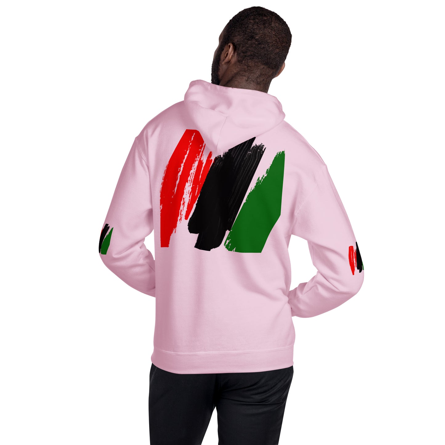 The Red, Black, & Green Unisex Hoodie by SobG Designs