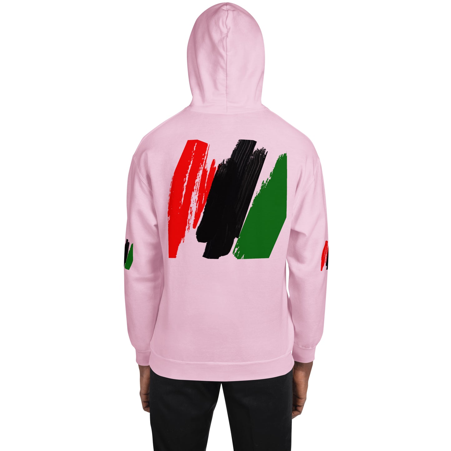 The Red, Black, & Green Unisex Hoodie by SobG Designs