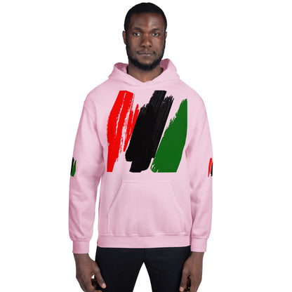 The Red, Black, & Green Unisex Hoodie by SobG Designs