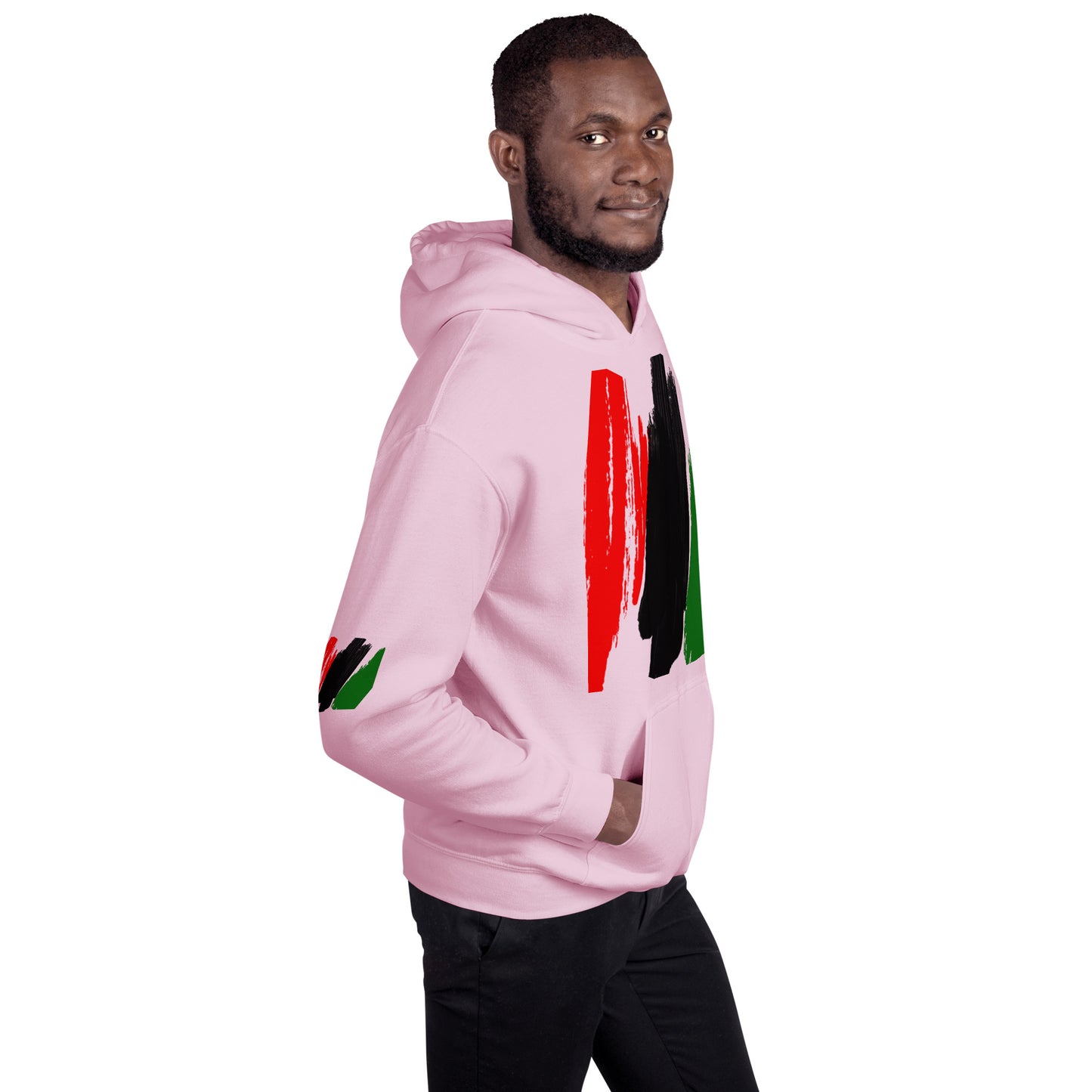 The Red, Black, & Green Unisex Hoodie by SobG Designs