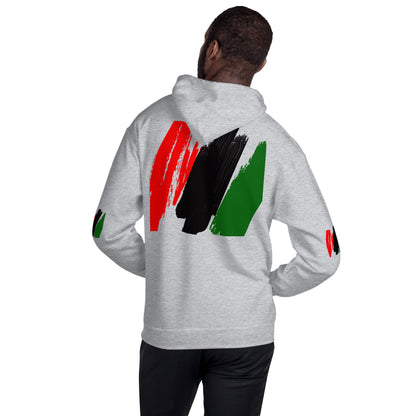 The Red, Black, & Green Unisex Hoodie by SobG Designs