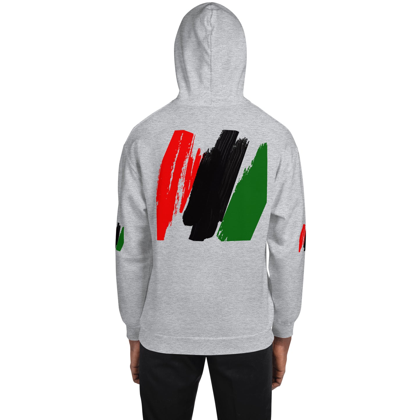 The Red, Black, & Green Unisex Hoodie by SobG Designs
