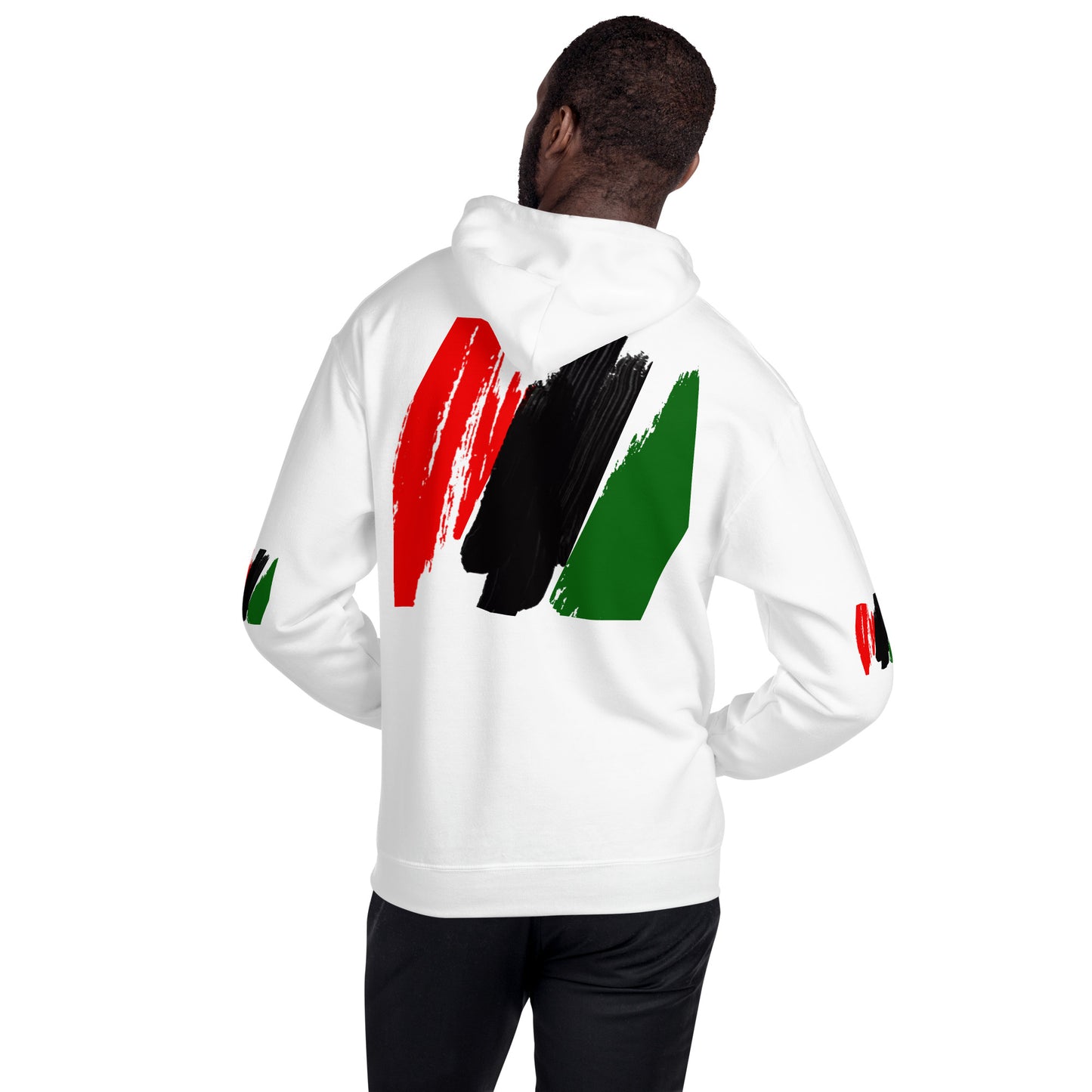 The Red, Black, & Green Unisex Hoodie by SobG Designs