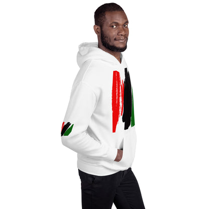 The Red, Black, & Green Unisex Hoodie by SobG Designs