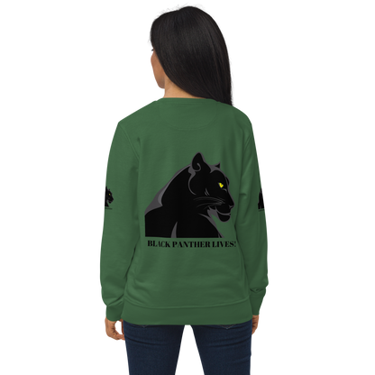 BLACK PANTHER LIVES! Unisex Organic Sweatshirt by SobG Designs