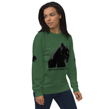 BLACK PANTHER LIVES! Unisex Organic Sweatshirt by SobG Designs