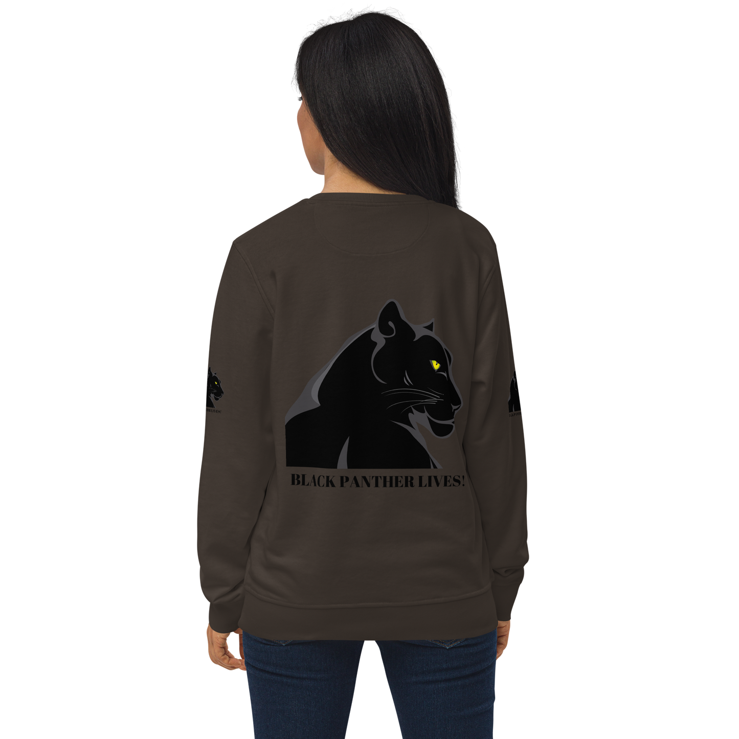 BLACK PANTHER LIVES! Unisex Organic Sweatshirt by SobG Designs