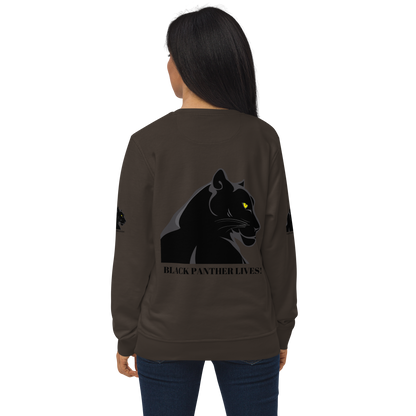 BLACK PANTHER LIVES! Unisex Organic Sweatshirt by SobG Designs
