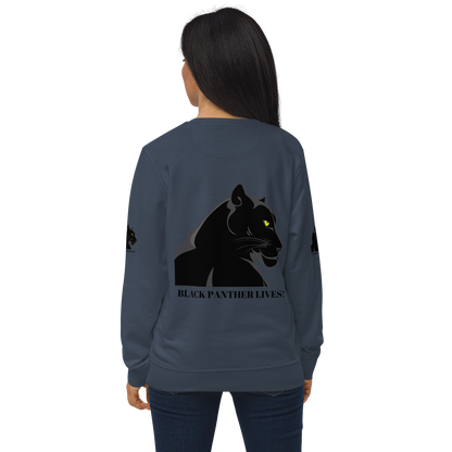 BLACK PANTHER LIVES! Unisex Organic Sweatshirt by SobG Designs