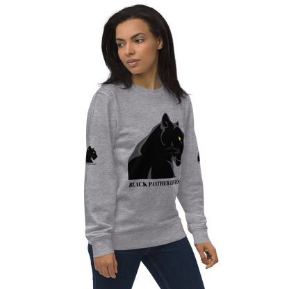 BLACK PANTHER LIVES! Unisex Organic Sweatshirt by SobG Designs