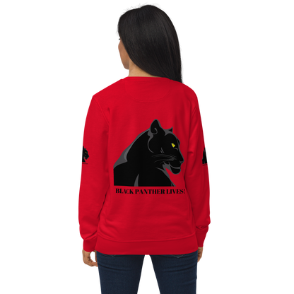 BLACK PANTHER LIVES! Unisex Organic Sweatshirt by SobG Designs