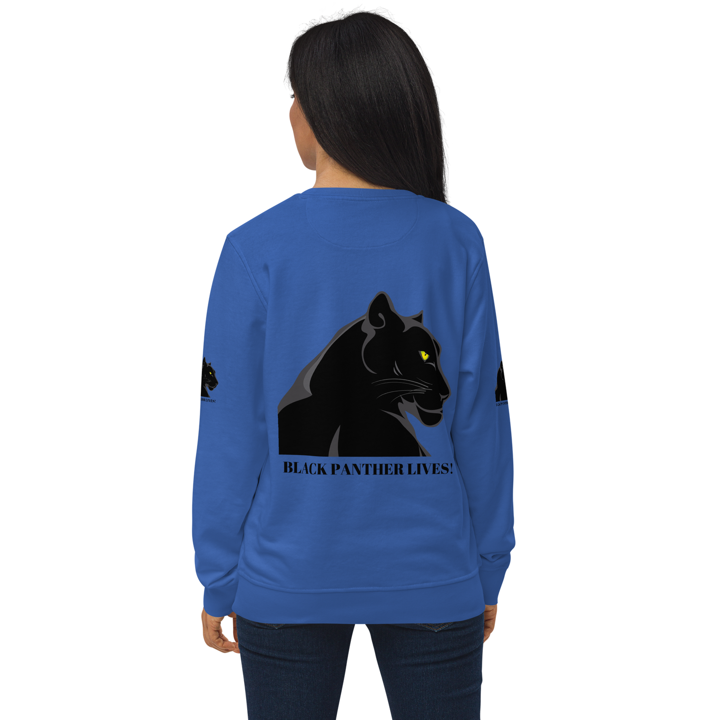 BLACK PANTHER LIVES! Unisex Organic Sweatshirt by SobG Designs
