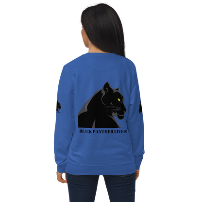 BLACK PANTHER LIVES! Unisex Organic Sweatshirt by SobG Designs