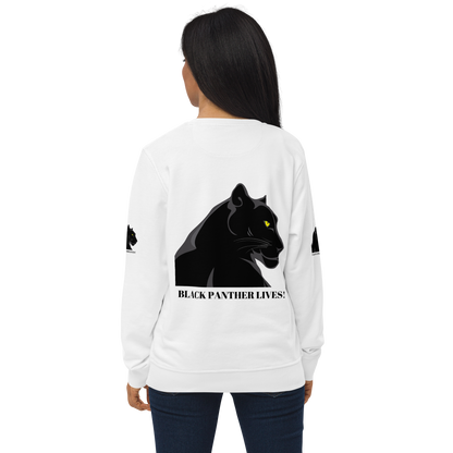 BLACK PANTHER LIVES! Unisex Organic Sweatshirt by SobG Designs