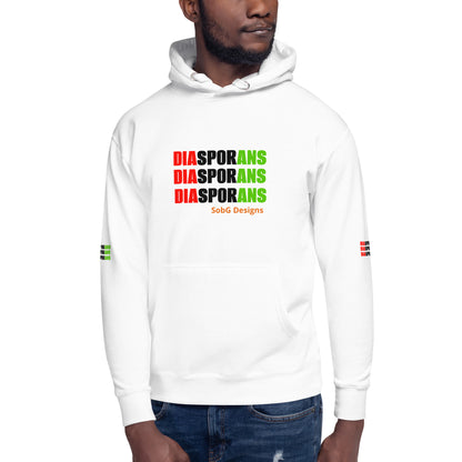 DIASPORANS Unisex Hoodie by SobG Designs