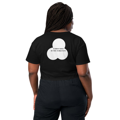 SURROUNDED BY THE DARKNESS Women’s Crop Top by SobG Designs