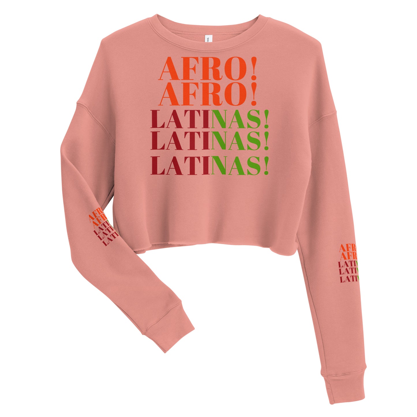 AFRO! LATINAS! Crop Sweatshirt by SobG Designs