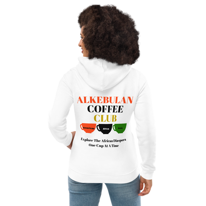 ALKEBULAN COFFEE CLUB Women's Eco Fitted Hoodie by SobG Designs