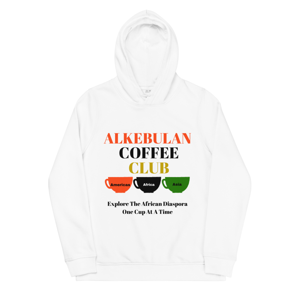 ALKEBULAN COFFEE CLUB Women's Eco Fitted Hoodie by SobG Designs