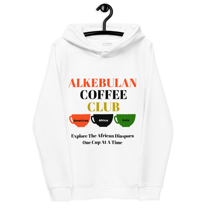 ALKEBULAN COFFEE CLUB Women's Eco Fitted Hoodie by SobG Designs