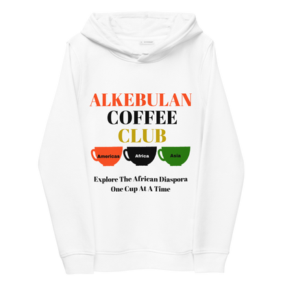 ALKEBULAN COFFEE CLUB Women's Eco Fitted Hoodie by SobG Designs
