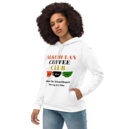 ALKEBULAN COFFEE CLUB Women's Eco Fitted Hoodie by SobG Designs